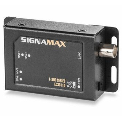Signamax PoE up to 4000ft (1200m) over RG6 cables. Provide up to 57W to the powered device. No AC power required. - EC30110