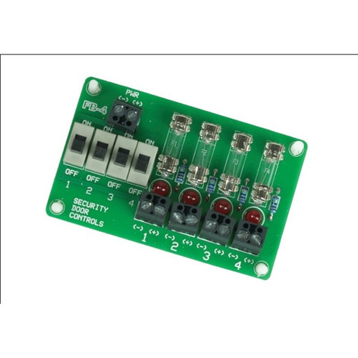 SDC/Security Door Controls FB-4 Fused Terminal Board