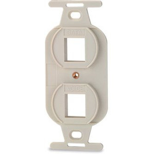 Signamax 2-Port 106 Type Keystone Adapter Ivory - 106A-2