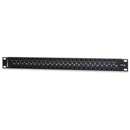 Signamax 48-Port Category 5e Feed-Thru Unscreened HD Panel 1 RMU - 48458FTHD1-C5E