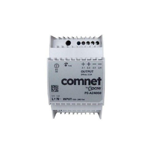 Comnet PS-A24060 24VDC DIN Rail Power Supply