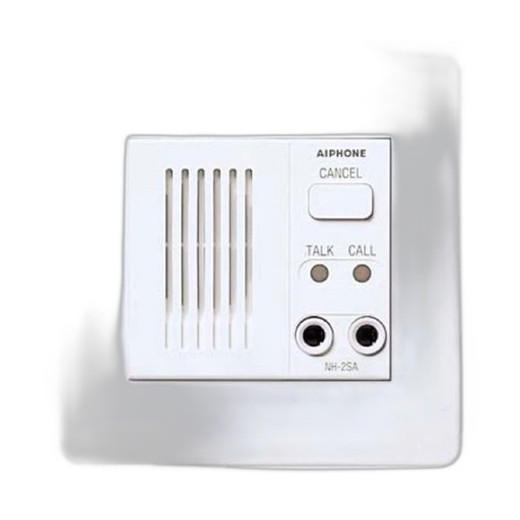 Aiphone NH-2SA/A patient station close-up showing button interface and speaker grille details