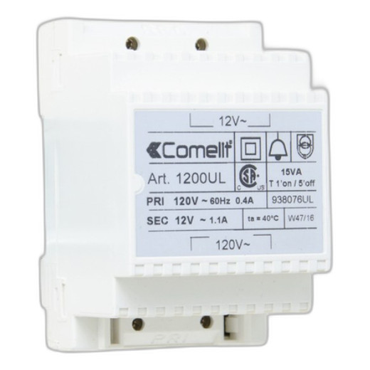 Comelit 1200UL 16Vac Output Transformer CSA-US Rated