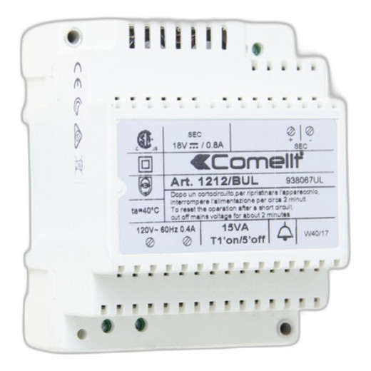 Comelit 1212BUL 20Vdc Transformer