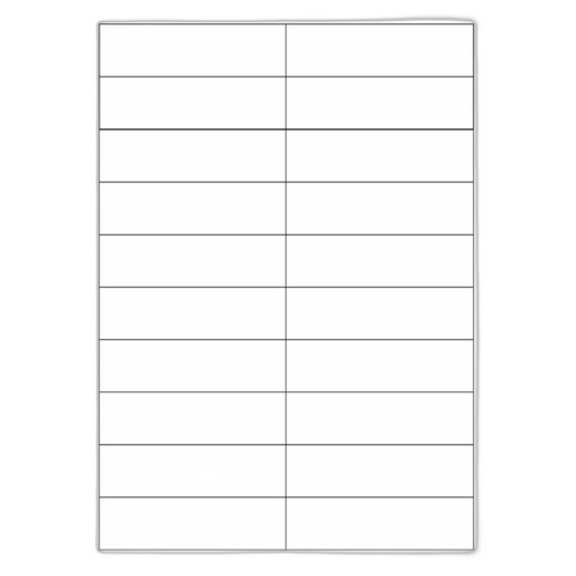 Comelit 1219 Name Tag Sheets for Vandalcom Entrance Panel