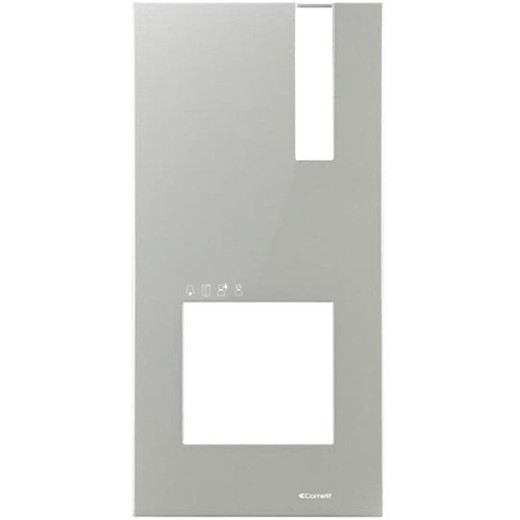Comelit 4793MA Aluminium Faceplate for Quadra W/Buttons