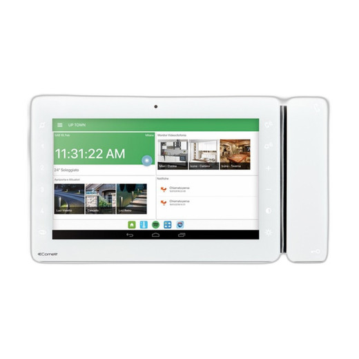Comelit 6813W 7-inch Maxi white Android monitor for home security systems