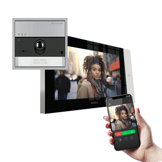 Comelit KVU8571 Surface-Mount Single-Family Video Intercom Kit