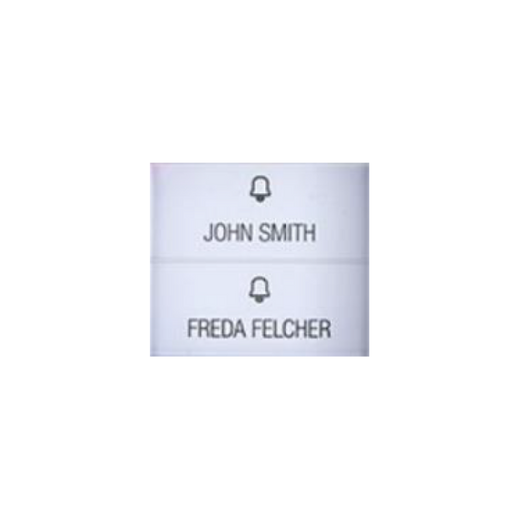 Comelit QA9210 2 Double-Height Buttons for Quadra Entra