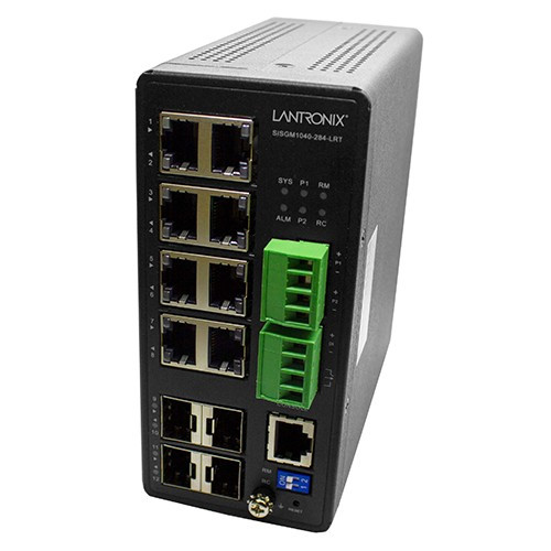 Transition Networks SISGM1040-284-LRT 12-Port Managed Hardened