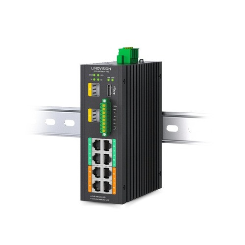Transition Networks SISGM-8P-1G-SFP 8-Port Managed Switch