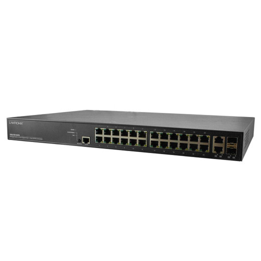 Transition Networks SM24TBT2DPB-2XPS-NA 24-Port Managed POE++