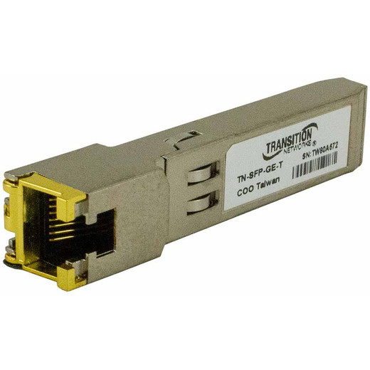 Transition Networks TN-SFP-GE-T Gigabit Ethernet SFP Transceiver