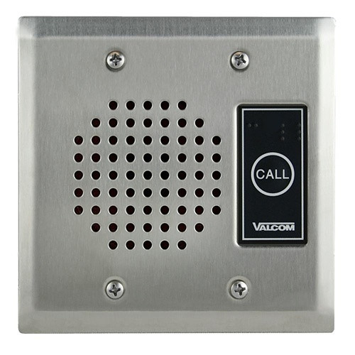 Valcom V-1072A-ST Stainless Steel Doorplate Talkback Speaker