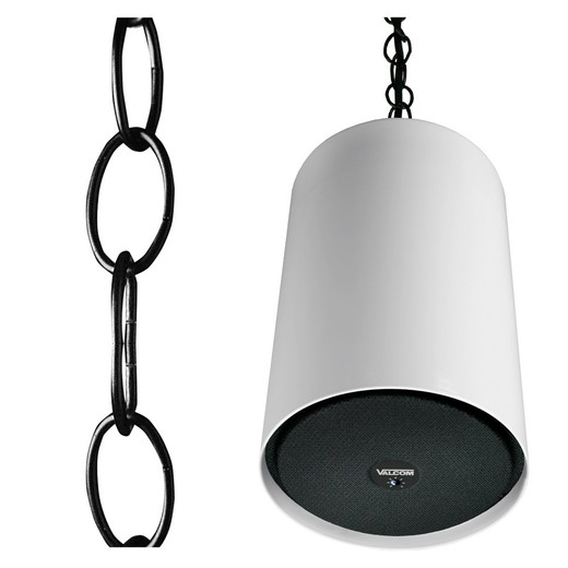 Valcom V-1093-BK 6' Extension Chain for Pendant Speakers