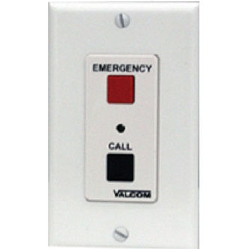 Valcom V-2995-W Emergency/Normal Call Switch with Volume