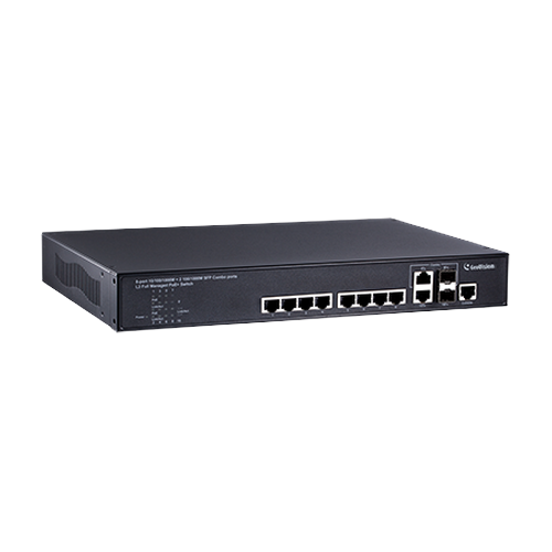 Geovision GV-POE0812 8-Port PoE+ Switch