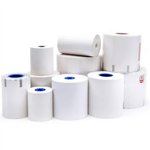 Star Micronics 37951950 removable linerless label roll 16-pack front view