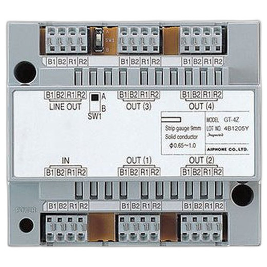 Aiphone GT-4Z 4-TENANT Video Distribution Adaptor