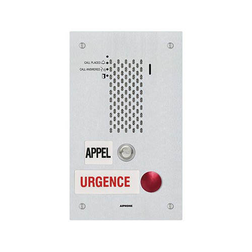 Aiphone IX-SSA-2RA-FR IP Audio Emergency Station 2 Bttn French
