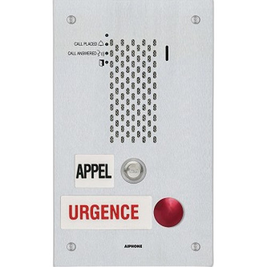 Aiphone IX-SSA-2RA-FR IP Audio Emergency Station 2 Bttn French