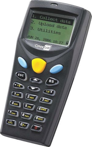 CipherLab A8000RSC00010 1D Laser Mobile Terminal handheld barcode scanner device