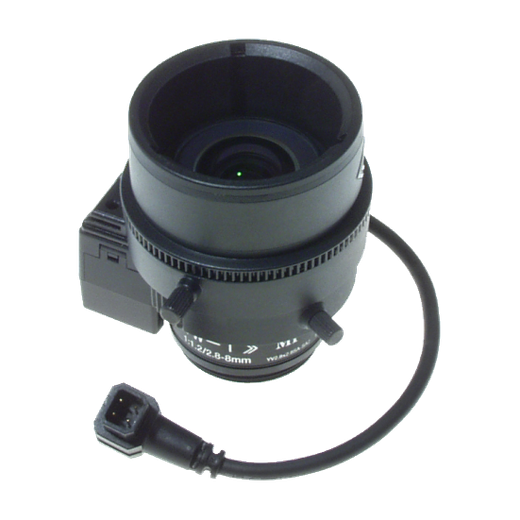 Axis CS-Mount 2.8-8mm F1.2 DC-I MP Varifocal Lens, 5700-881