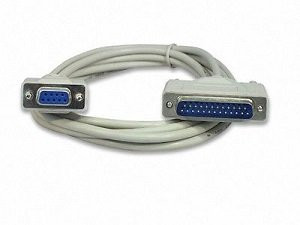 Epson CEPS-003 DB9 to DB25 Null Modem Cable 6ft