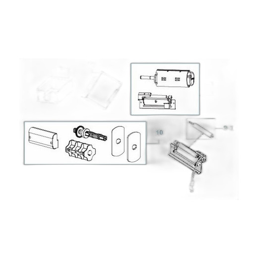 TSC 98-0410041-B2LF PCB Assembly for TTP2410 MT Printer