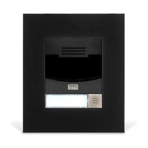 2N IP Solo Flush Mount Black Intercom - 01303-001