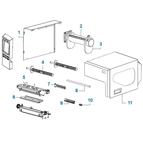 TSC SP-286MT-0017 Label Guide Assembly