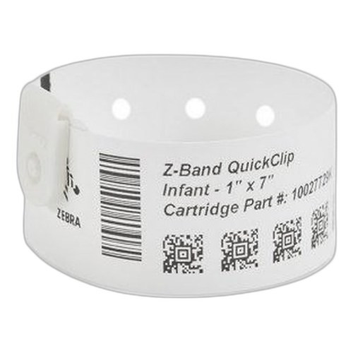 Zebra 10027729K ZBAND QUICKCLIP Pediatric Wristband