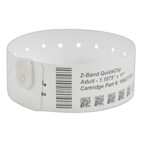 Zebra 10027730K Z-Band QuickClip Direct Thermal Wristbands, 960 Labels
