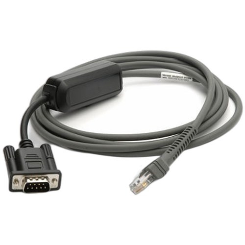 Zebra CBA-R10-S07ZBR RS232 Serial Cable 7ft