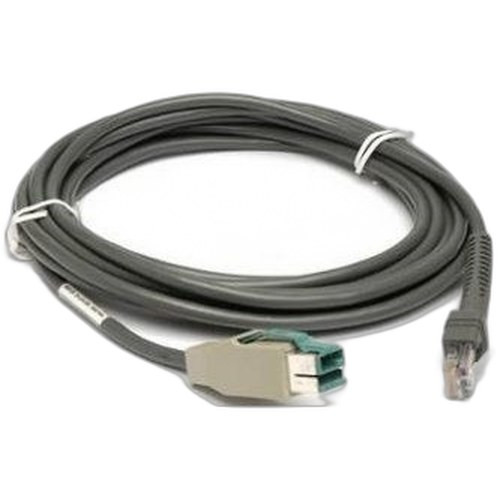 Zebra CBA-U35-S15ZBR 15ft Shielded USB Power Cable