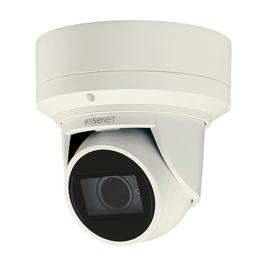 Hanwha QNE-6080RV 2MP Flateye Camera, Ivory