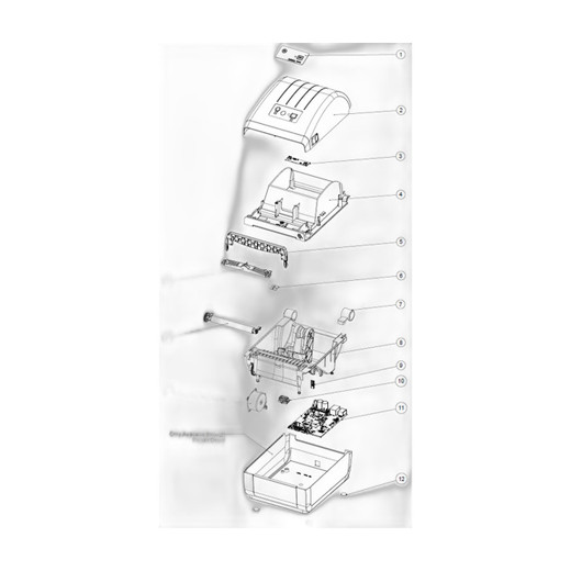 Zebra P1080383-700 Platen Roller Kit with Bearings ZD220 (view 4)