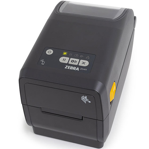 Zebra ZD4A022-T01X01EZ 74mm thermal transfer printer with integrated 2D scanner
