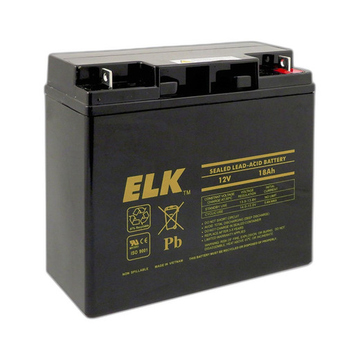 ELK Products ELK-12180 12V 18Ah Lead Acid UPS Battery (view 3)