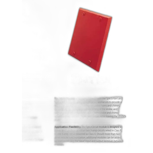 System Sensor MDL3R 12/24V Sync-Circuit Module Red