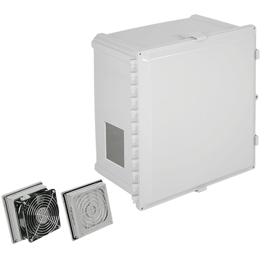 STI EP181611-O3 NEMA 3R Filter Fan Opaque Polycarbonate