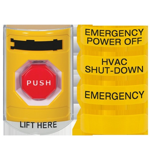 STI Yellow Notched Replacement Shell for Stopper® Station series - ...