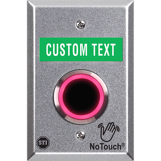STI NT-CA100-GZA NoTouch® Cast Aluminum Switch, US Single-Gang, with Custom Gree... - image 1