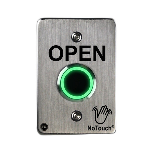 STI NT-SS102-EN NoTouch® Stainless Steel Switch US Single-Gang (view 2)
