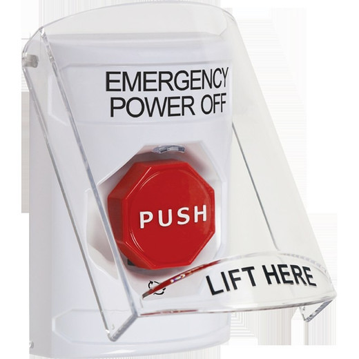 STI Stopper® Station Push Button with Stopper® Station Shield, Turn...