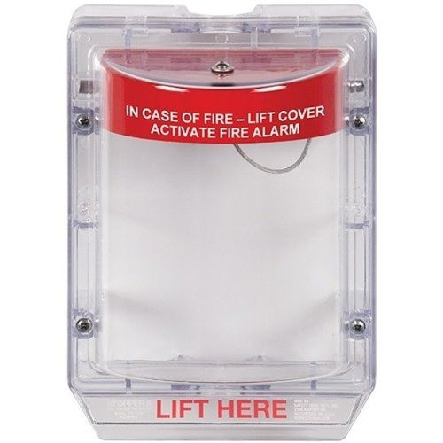 STI Stopper II® with Horn and Clear Spacer Fire Label - STI-1130
