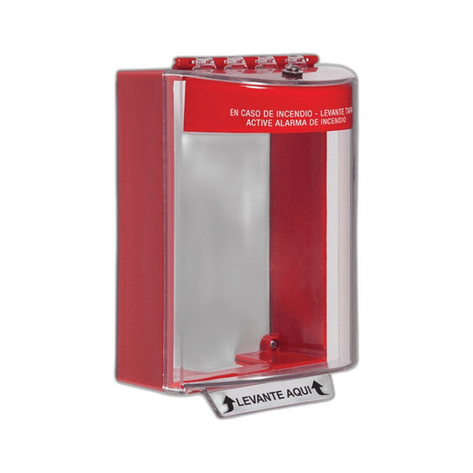 STI Universal Stopper® with Horn, Surface Mount, Fire Label (view 2)
