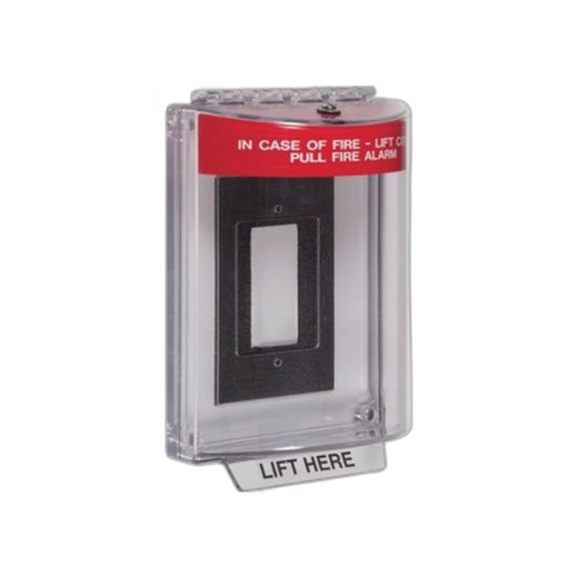 STI STI-13310FR Universal Stopper® without Horn, Encl. Flush Back Box, Fire Label