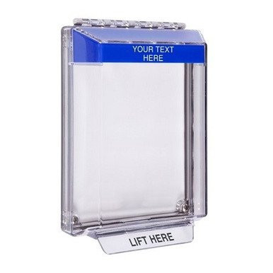 STI Universal Stopper® Low Profile, with Horn, Flush, Custom Label