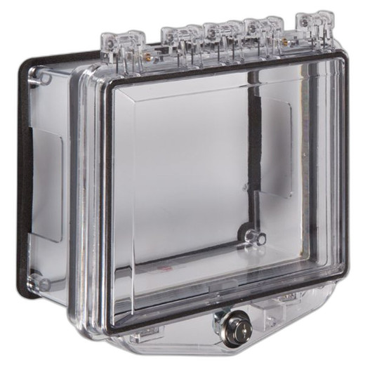 STI Polycarbonate Enclosure with Open Conduit Back Box, Surface Mou...